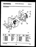 AIR HANDLING PARTS Diagram and Parts List for MAC083P7A1  Frigidaire Air Conditioner