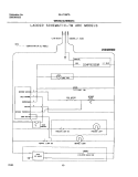 WIRING SCHEMATIC Diagram and Parts List for GLHT186TAW6  Frigidaire Refrigerator