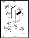 SYSTEM AND AUTOMATIC DEFROST PARTS Diagram and Parts List for RT151TCW0  Frigidaire Refrigerator