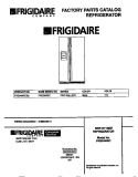 COVER Diagram and Parts List for FRS24WSCB2  Frigidaire Refrigerator