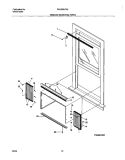 WINDOW MOUNTING PARTS Diagram and Parts List for FAC066L7A2  Frigidaire Air Conditioner