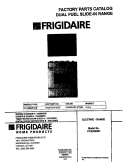 COVER Diagram and Parts List for FCS388WHCB  Frigidaire Range