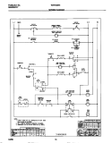 WIRING DIAGRAM Diagram and Parts List for WEF352BEDA  Frigidaire Range