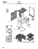 BACKGUARD Diagram and Parts List for GGF325BBWC  Gibson Range