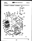 LOWER BODY PARTS Diagram and Parts List for 57-2709-10-05  Tappan Microwave Oven Combo