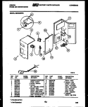 ELECTRICAL PARTS Diagram and Parts List for AM12C5EWA  Gibson Air Conditioner