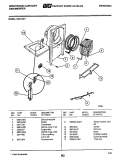 CONDENSER Diagram and Parts List for CDH13E1  Frigidaire Dehumidifier