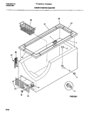 CABINET / CONTROL / SHELVES Diagram and Parts List for TFC05M4AW2  Tappan Freezer