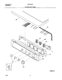 CONTROLS / TOP PANEL Diagram and Parts List for GGF331AS2  Gibson Dryer
