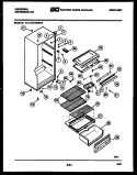 CABINET PARTS Diagram and Parts List for ATL150WK2  Uni Refrigerator
