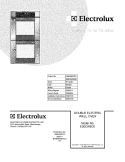 COVER Diagram and Parts List for E30EW8CESS1  Electrolux Wall Oven