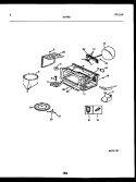 WRAPPER AND BODY PARTS Diagram and Parts List for 56-9702-10-02  Tappan Microwave