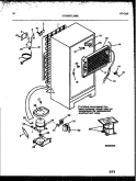 SYSTEM AND AUTOMATIC DEFROST PARTS Diagram and Parts List for GTL160HK0  Frigidaire Refrigerator