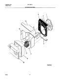 AIR HANDLING Diagram and Parts List for FAL126L1A2  Frigidaire Air Conditioner
