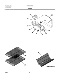 SHELVES Diagram and Parts List for WRT15A0AW2  Westinghouse Refrigerator