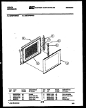 DOOR PARTS Diagram and Parts List for OM13P7NWHB  Gibson Microwave
