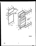 DOOR PARTS Diagram and Parts List for MRT21BRAY0  Frigidaire Refrigerator