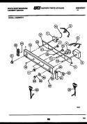 CONSOLE AND CONTROL PARTS Diagram and Parts List for LE600MXD1  Frigidaire Washer Dryer Combo