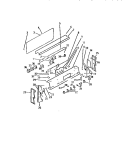CONTROL PANEL, CONTROLS Diagram and Parts List for RSE37BAW2  Frigidaire Range