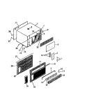 Part Location Diagram of 8009355 Frigidaire INSULATION-SHELL, TOP