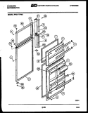 DOOR PARTS Diagram and Parts List for FPD17TFA3  Frigidaire Refrigerator
