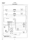 WIRING SCHEMATIC Diagram and Parts List for FEF357BBA  Frigidaire Range