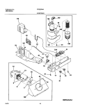 CONTROLS Diagram and Parts List for FRS23R4AW9  Frigidaire Refrigerator