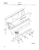 Part Location Diagram of 316086836 Frigidaire PANEL
