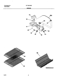 SHELVES Diagram and Parts List for FRT18B1BW0  Frigidaire Refrigerator
