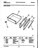 DRAWER PARTS Diagram and Parts List for 31-2759-00-05  Tappan Range