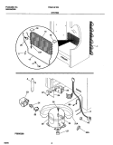 SYSTEM Diagram and Parts List for F82U14F3W1  Frigidaire Freezer