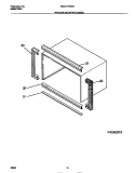 Part Location Diagram of 5303301035 Frigidaire TRIM-FRAME, SIDE