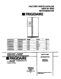 COVER Diagram and Parts List for FRS26ZGGB2  Frigidaire Refrigerator