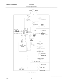WIRING SCHEMATIC Diagram and Parts List for FRSHT5EFSB0  Frigidaire Refrigerator