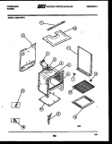 BODY PARTS Diagram and Parts List for G30LPNL1  Frigidaire Range