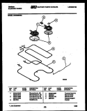BROILER PARTS Diagram and Parts List for CEC3M2WXA  Gibson Range