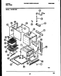 LOWER BODY PARTS Diagram and Parts List for 57-2709-00-06  Tappan Microwave Oven Combo