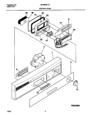 CONTROL Diagram and Parts List for GPDB698JC0  Frigidaire Dishwasher