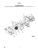 AIR HANDLING PARTS Diagram and Parts List for FAC084J7A1  Frigidaire Air Conditioner