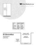 COVER Diagram and Parts List for WRS26MF5ASF  Westinghouse Refrigerator
