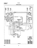 WIRING DIAGRAM Diagram and Parts List for FEFL74ABC  Frigidaire Range