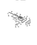 BROILER DRAWER Diagram and Parts List for CGC4C6DXC  Gibson Range
