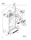 CABINET Diagram and Parts List for FRT15IB3AT3  Frigidaire Refrigerator