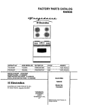 COVER Diagram and Parts List for FES355ASF  Frigidaire Range