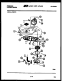 WASHER DRIVE SYSTEM AND PUMP Diagram and Parts List for LC120FW0  Frigidaire Washer
