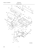 CONTROL PANEL Diagram and Parts List for FWTB8200DS0  Frigidaire Washer