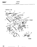 CONTROLS Diagram and Parts List for FRS22WRCD2  Frigidaire Refrigerator
