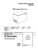 COVER Diagram and Parts List for FFC07K1BW0  Frigidaire Freezer