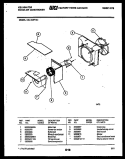 AIR HANDLING PARTS Diagram and Parts List for KAL104P1A1  Kelvinator Air Conditioner