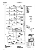 WIRING DIAGRAM Diagram and Parts List for FES388WGCJ  Frigidaire Range